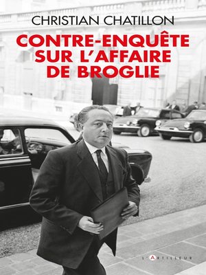 cover image of contre-enquête sur l'affaire de Broglie